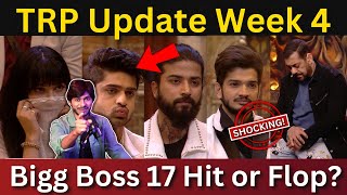 Bigg Boss 17 TRP update Of Week 4 BB17 Hit or Flop [upl. by Aluin]