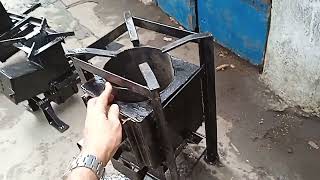 6quot Turbo wood stove easy dismantling type and 4quot and 6quot rocket stoves for comparison [upl. by Refenej672]