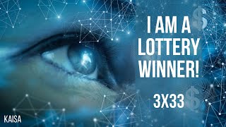 33x3 Money Affirmations for Winning the Lottery Warning EXTREMELY POWERFUL [upl. by Raimundo]