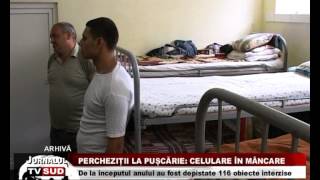 perchezitii la puscarie celulare in mancare [upl. by Elleinod]