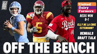 Elly De La Cruz Extension Reds win 81 Reggie Bush Redeemed Bengals Draft  OTB Presented By UDF [upl. by Hi]