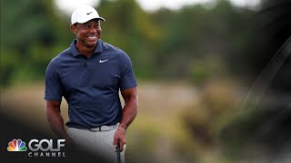 Highlights Tiger Woods practice round at Hero World Challenge  Golf Channel [upl. by Imekawulo]