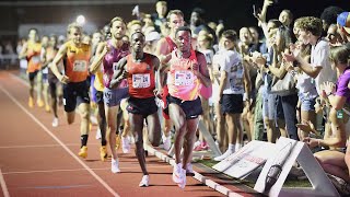 Waleed Suliman Runs Fastest Mens Mile In North Carolina at 2024 Sir Walter Miler Full Race [upl. by Sacks155]