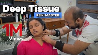 ASMR DeepTissue Head Massage With Neck Crack By ReikiMaster indianbarbersensoryoverload insomnia [upl. by Yekcaj]