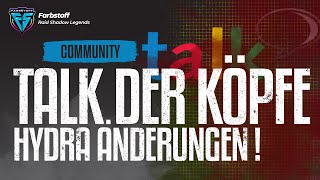 Raid Shadow Legends  Community Talk  Was erwartet euch  der Talk über die Hydra Änderungen [upl. by Delphina]