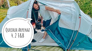 Quechua Arpenaz 42 FampB Unboxing i pierwsze wrazenia [upl. by Ailiec417]