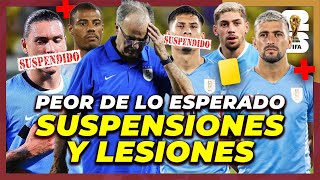 🇺🇾 El COMPLEJO Escenario de URUGUAY en Eliminatorias ¿Qué países se benefician de las bajas [upl. by Waxler]