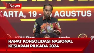 Pengarahan Presiden RI pada Rapat Konsolidasi Nasional Kesiapan Pilkada 2024  2008 [upl. by Eppesuig883]