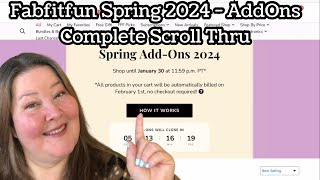 Fabfitfun AddOns Spring 2024 Scroll Thru with Refills amp Boosts [upl. by Braden]