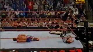 Booker T amp Dudley Boyz vs Kurt Angle amp Edge and Christian Part 2 [upl. by Elata]