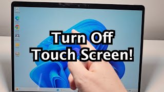 How to Disable Touch Screen on Windows 11 or 10 PC [upl. by Kieran979]