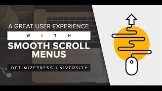 How to build a smooth scrolling menu for OptimizePress Landing Pages [upl. by Rossing]