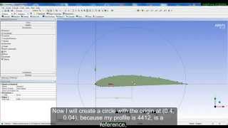 ✅ ANSYS CFX Tutorial  Design Modeler NACA Airfoil  Part 24 [upl. by Callan]