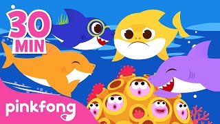 Baby Shark More and More  Best Baby Shark Songs ONLY  Pinkfong Songs for Kids [upl. by Gurevich]