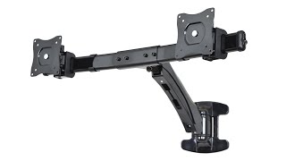 STANDV002A Dual Monitor Wall Mount by VIVO [upl. by Ggerk481]