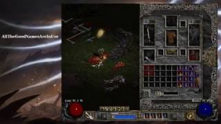 Diablo II Wirts Avenger Paladin First Installment Level 012 [upl. by Nigel113]