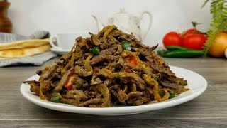 طبخ كبده على الطريقه اليمنيه  فطور يمني سهل وسريع  LIVER RECIPE [upl. by Vanni]