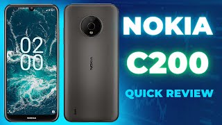 Nokia C200 review in 3 minutes camera specs chipset benchmark amp more [upl. by Lib]