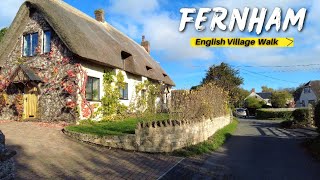 SMALL English Village WALK  only 75 Houses  English Countryside 4K [upl. by Larentia]