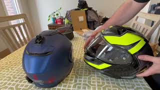 SHOEI Neotec 3 vs 2 Unboxing Neotec 3 Installing AntiFog modular helmet shoei neotec antifog [upl. by Tamaru]