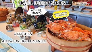 Hotel Buffet Philippines  Luxury Dining Experience at Sheraton Manila Hotel  EatPrayLoveTravel [upl. by Landsman]