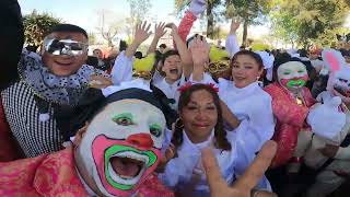 Carnaval de SANTA Cruz MEYEHUALCO Iztapalapa 2024Avenida Ermita IZTAPALAPADomingo de CIERRE [upl. by Donelle]