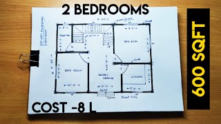 600 sqft house plan [upl. by Violante]