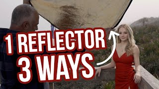 How to use a 5 in 1 reflector for better natural light photography [upl. by Aneetsyrk]