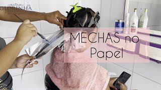 MECHAS NO PAPEL ALUMÍNIO SEM MANCHA MECHAS MUITO FÁCIL E PRÁTICO Dicas para cabeleireiros iniciantes [upl. by Augusto629]