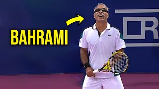 FUNNIEST Tennis Match EVER You Wont Stop Laughing 4 Mansour Bahrami Micd UP Trick Shots [upl. by Olcott]