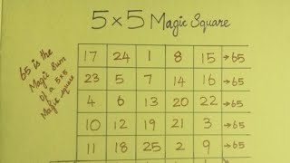 55 Magic Square  Tamil [upl. by Annaj]