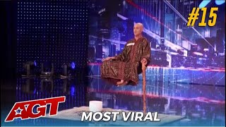 15 Most Viral Audition The LEVITATION Man Special Head [upl. by Ynaittirb529]