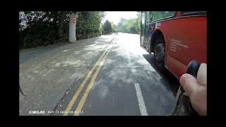 YN55PZO bus driver close pass of cyclist Essex Police result Course or Conditional Offer [upl. by Hiroko]