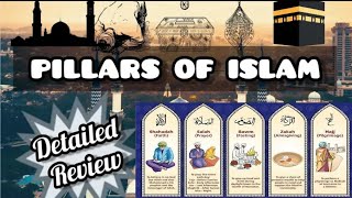 5 PILLARS OF ISLAM  Detailed Review with Vocal Explanation  What is Islam   Islamic Quotes World [upl. by Earl241]