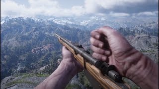 Red Dead Redemption 2  All Weapons and Equipment First Person  Reloads  Animations and Sounds [upl. by Yrrok]