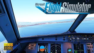 Approach and Landing in Preveza Greece  Fenix A320  MSFS [upl. by Rubel]