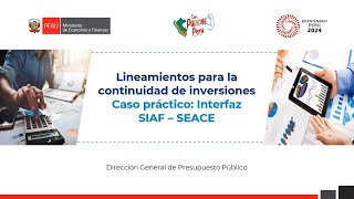 Lineamientos para la continuidad de inversiones Caso práctico [upl. by Amuwkuhc150]