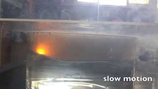 VCE Chemistry Unit 1 Sodium and Water slow motion [upl. by Linette591]