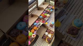 Donat Lembut Ala Jco donut donuts donatcoklat resepdonut cooking food foodshortsshortstrend [upl. by Channing]