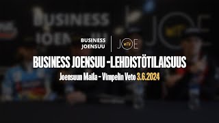 Business Joensuu lehdistötilaisuus Joensuun Maila – Vimpelin Veto 362024 [upl. by Nanyk]