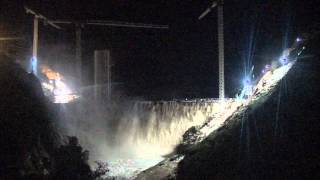 Timelapse of New cotter dam flooding Mar 2012 [upl. by Ttihw]