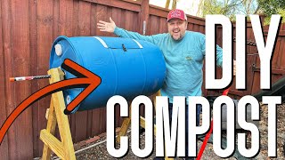 DIY Compost Tumbler Bin [upl. by Leeda]