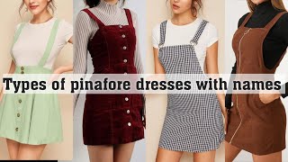 Types of pinafore dresses with namesTHE TRENDY GIRL [upl. by Hindorff]