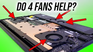 Razer Blade Pro 17 2019 Thermal Testing  Does 4 Fans Help [upl. by Nevak444]