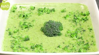 Receta de CREMA de BRÓCOLI  Puré SALUDABLE y fácil [upl. by Irallih337]