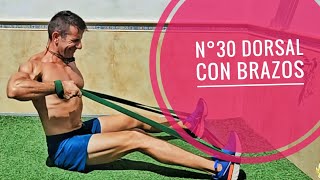 30 entrenamiento de dorsales con bandas y barras Mucho brazo y abdomen [upl. by Ativet366]