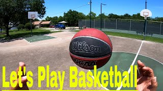 🏀 Basketball Shooting Wilson NCAA Special Edition Platinum Series GoPro Basketball June 3 2019 [upl. by Yenor]