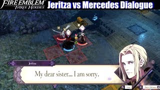 FE3H Jeritza vs Mercedes Unique Dialogue DLC 3  Fire Emblem Three Houses [upl. by Odericus]