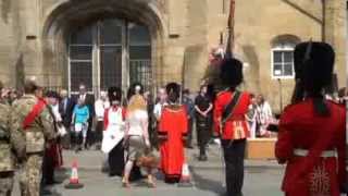 The Royal Welsh Parade in Flint 27th July 2013 Video by Glyn Jones [upl. by Aicats]