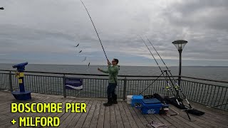 FISHING Boscombe Pier  Milford [upl. by Shurwood]